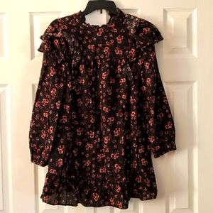 Black flowered Dress